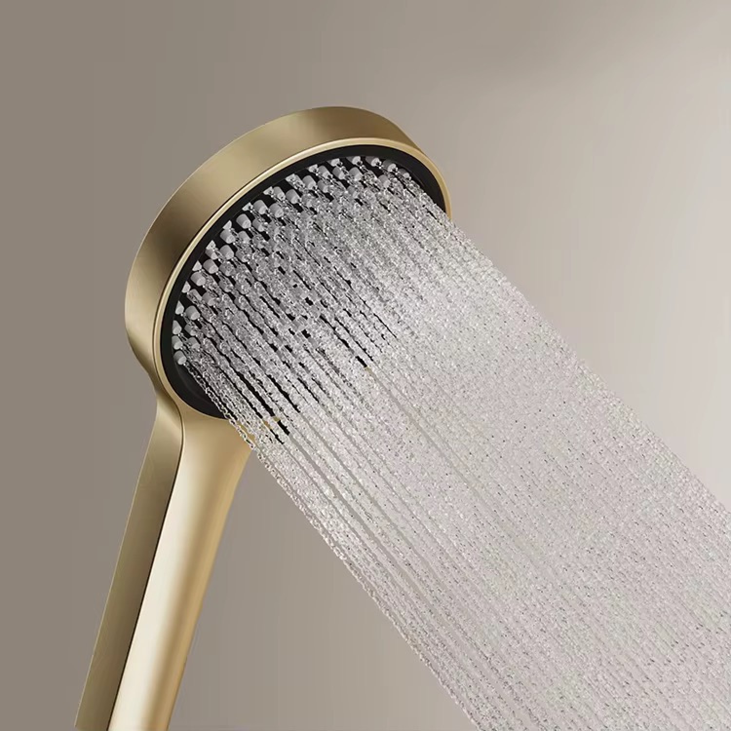 NARON Στήλη Ντους Καταρράκτη Υδρομασάζ Με Ψηφιακή Οθόνη NR6230 Brushed Gold